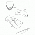 ER-6F Ninja 650R (EX650-A8F) Наклейки (black)(a8f)