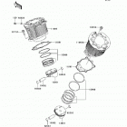 Vulcan 2000 Classic (VN2000-H8F) Цилиндр и поршни