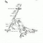 Ninja 650R (EX650-A6F) Рама