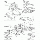 ER-6F Ninja 650R (EX650-A7F) Рама ,крепежные детали