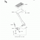 Vulcan 1500 Classic (VN1500-N7FA) Педаль тормоза