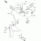 KX450F (KX450-D7F) Главный тормозной цилиндр,передний