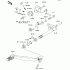 KX250F (KX250-T8F) Механизм переключения передач