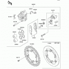 KX450F (KX450-D7F) Передний тормоз