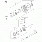 KDX200 (KDX200-H6) Переднее колесо