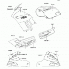 Ninja 250R (EX250-F7F) Decals(ebony)(f7f)