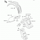 KLR650 (KL650-A7F) Крылья