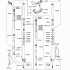 KX450F (KX450-D7F) Передняя вилка