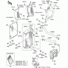 KLR650 (KL650-A7F) Радиатор