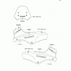 Versys (European) (KLE650-A7F) Decals(silver)(a7f)