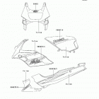 Ninja 500R (EX500-D7F) Decals(yellow)(d7f)