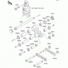 KLR650 (KL650-A7F) Задняя подвеска