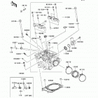 KX450F (KX450-D7F) Головка цилиндра