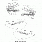 KLX110  (KLX110-A7F) Decals(green)(a7f)