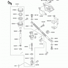 KLR650 (KL650-A7F) Задний торм цилиндр