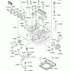 KLX250S (KLX250-H7F) Головка цилиндра