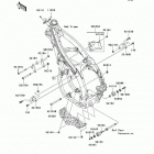 KX450F (KX450-D7F) Рама ,крепежные детали