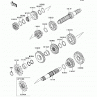 KX250F (KX250-T7F) Трансмиссия