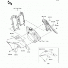 KX450F (KX450-D7F) Engine shrouds