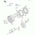 KLR650 (KL650-A7F) Сцепление