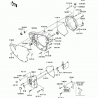 KX250F (KX250-T7F) Крышки двигателя