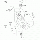 KX250 (KX250-R7F) Топливный бак