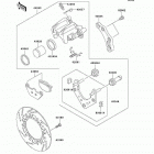 Concours (ZG1000-A6F) Задний тормоз