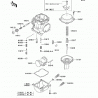 Concours (ZG1000-A6F) Карбюратор в разборе