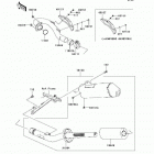 KX450F (KX450-D6F) Глушитель