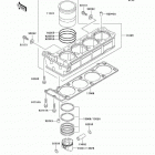 Concours (ZG1000-A6F) Цилиндр и поршни