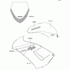 Ninja 650R (EX650-A6F) Decals(silver)(a6f)