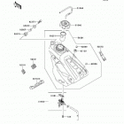 KX250F (KX250-T6F) Топливный бак