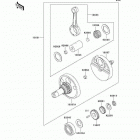 KLR650 (KL650-A19) Коленвал