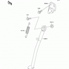 KDX200 (KDX200-H10) Подножка