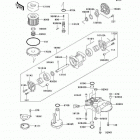 Concours (ZG1000-A6F) Масляный и водяной насос. фильтр масленый
