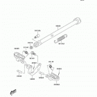 KLX125 (KLX125-A2) Подножка