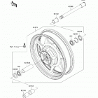 Vulcan 2000 (European) (VN2000-A6F) Переднее колесо