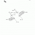 KDX200 (KDX200-H6) Подножки