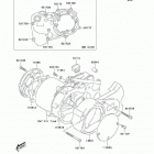 KDX50 (KDX50-A6F) Крышки двигателя