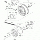 Vulcan 2000 (European) (VN2000-A6F) Задняя ступица колеса