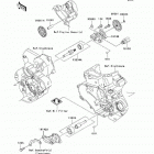 KX450F (KX450-D6F) Масляный насос