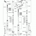 KX250F (KX250-T6F) Передняя вилка