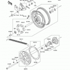 Vulcan 2000 (VN2000-A6F) Заднее колесо и цепь