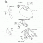 Vulcan 800 Drifter (VN800-E6F) Наклейки предупреждения