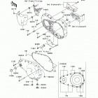 Vulcan 2000 (VN2000-A6F) Левая крышка двигателя