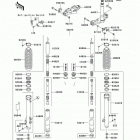 KLR650 (KL650-A6F) Front fork(a6f)