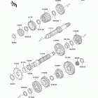 KDX200 (KDX200-H6) Трансмиссия