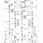 KX450F (KX450-D6F) Передняя вилка