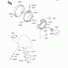 Vulcan 800 Drifter (VN800-E6F) Фара