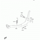 KLX125L (KLX125-B3) Педаль тормоза